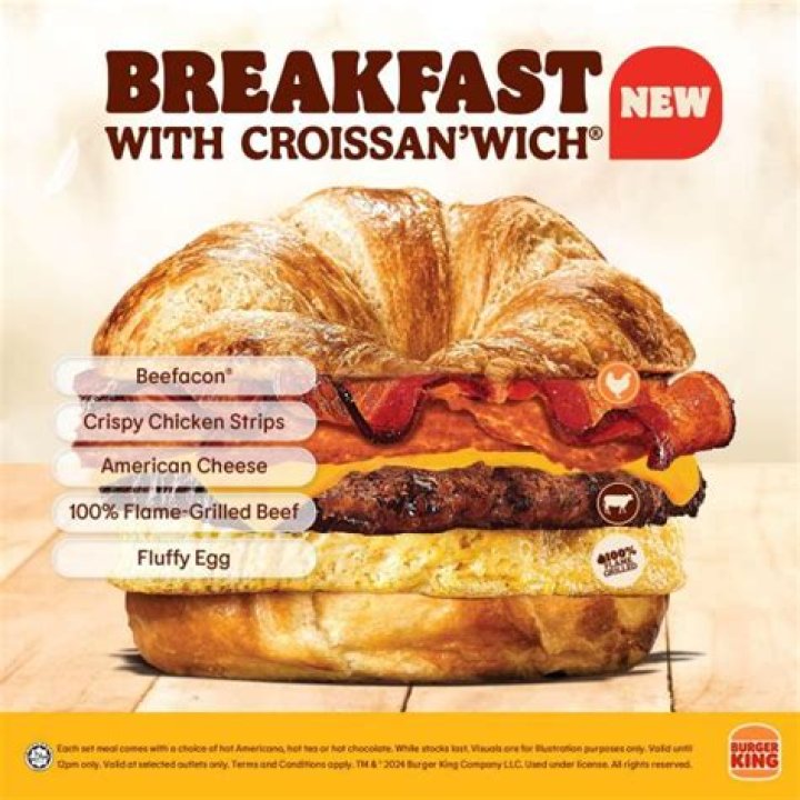 How much is a Croissan wich at Burger King?