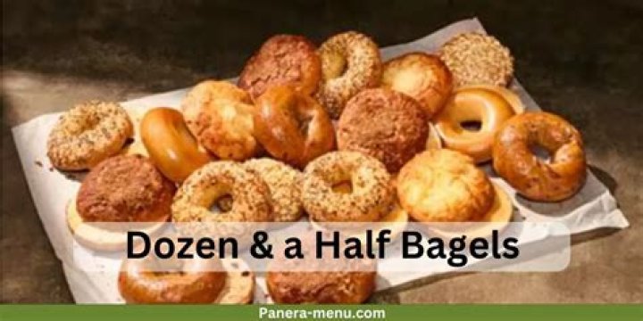 How much is a dozen bagels at Panera?