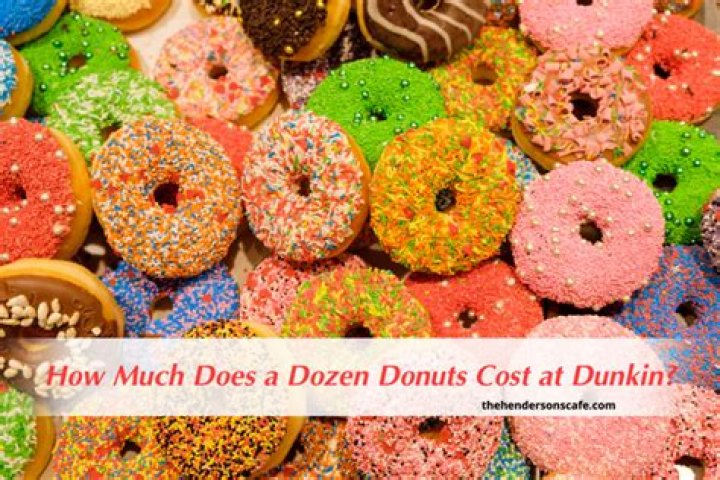 How much is a dozen donuts cost?