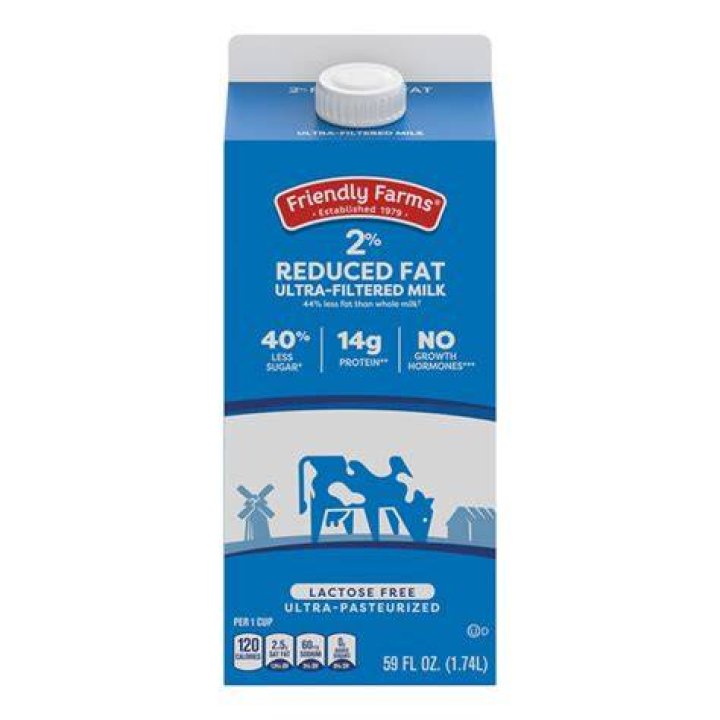 How much is a gallon of 2% milk at Aldi?