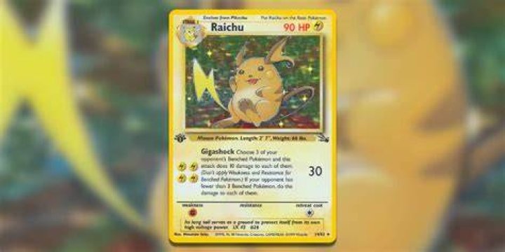 How much is a holographic raichu card worth?