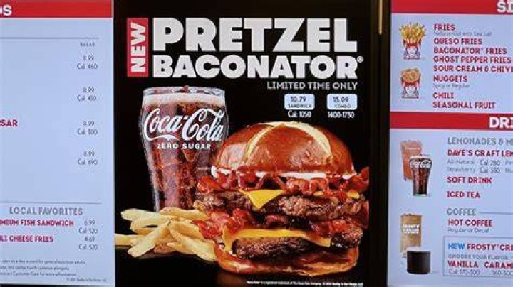 How much is a large baconator meal?