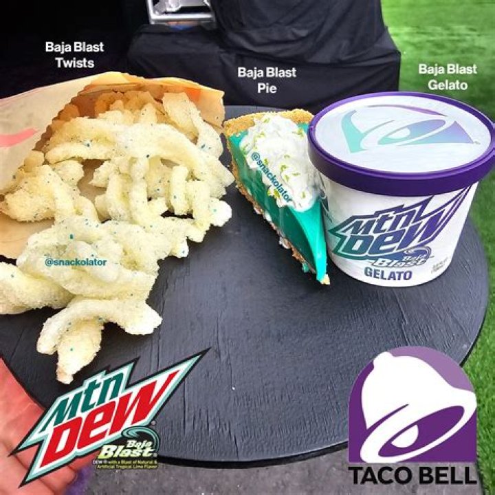 How much is a large Baja Blast at Taco Bell?