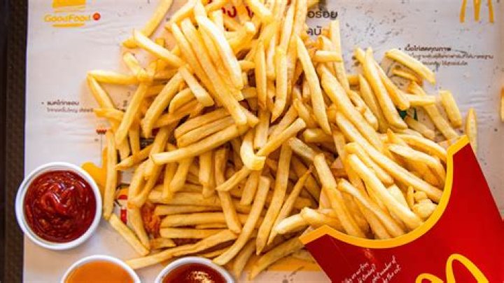How much is a large french fry at McDonald’s?