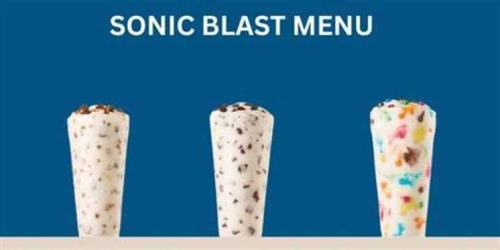 How much is a large Reese’s blast at Sonic?