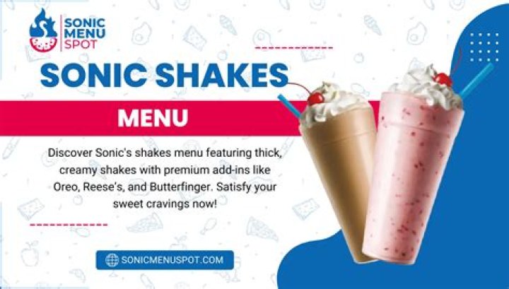 How much is a medium sonic shake?
