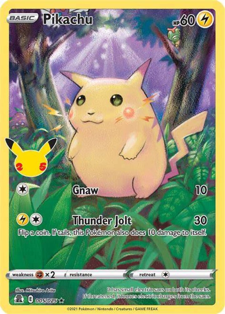 How much is a Pikachu card from McDonald’s worth?