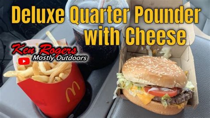 How much is a Quarter Pounder with cheese large meal?
