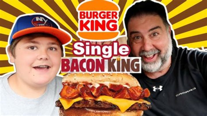 How much is a single bacon king at Burger King?