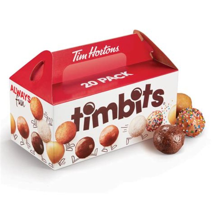 How much is a Tim Hortons Timbits 20 pack?