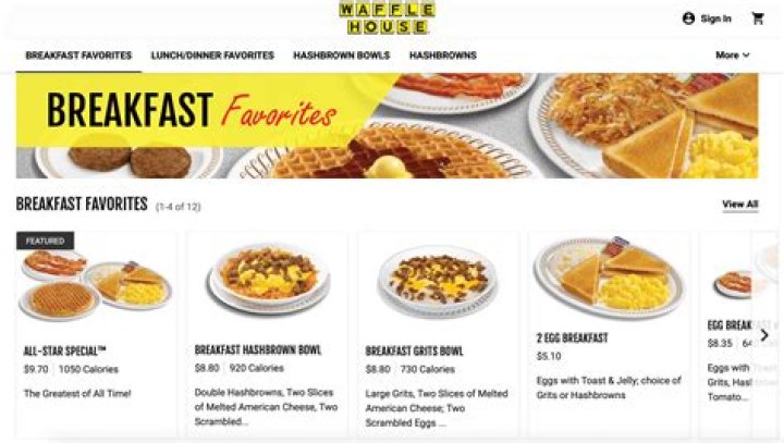 How much is an All Star at Waffle House?