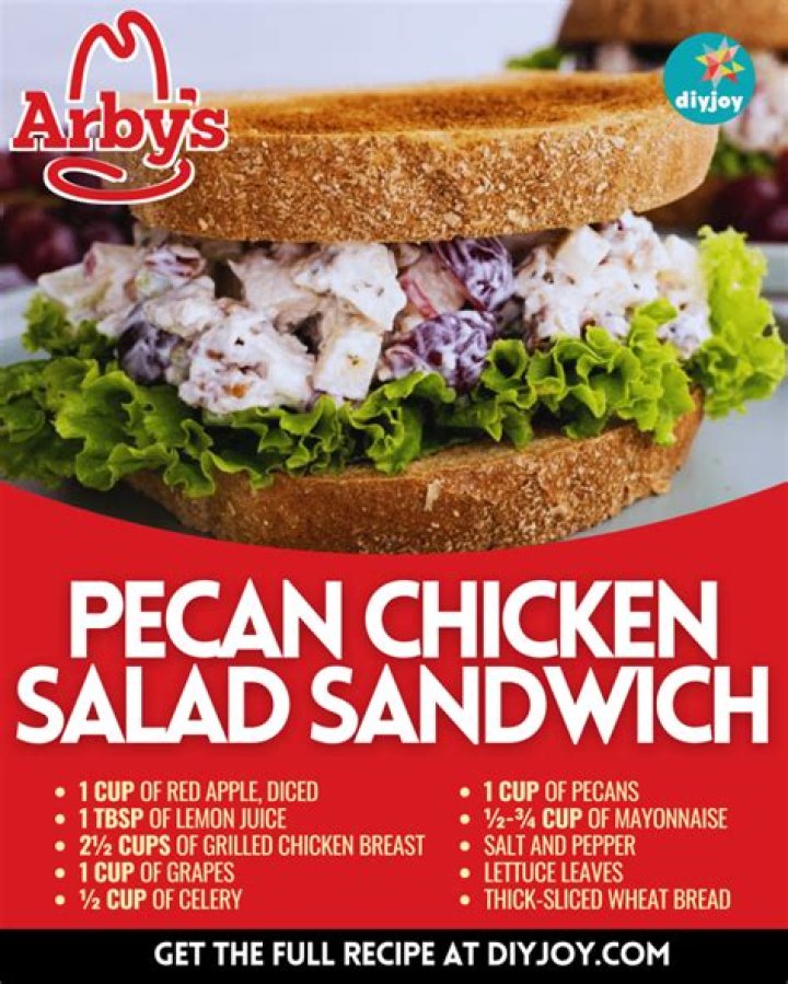 How much is Arby’s pecan chicken salad?