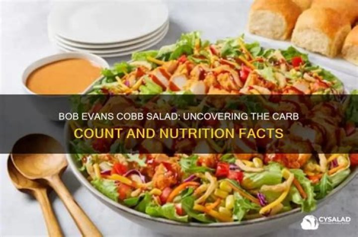How much is Bob Evans Cobb Salad?