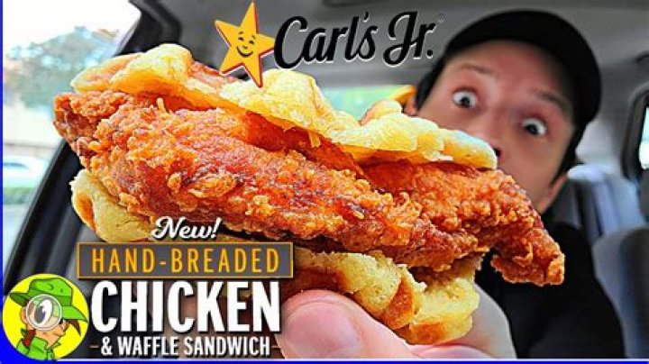 How much is Carl’s Jr waffle chicken sandwich?