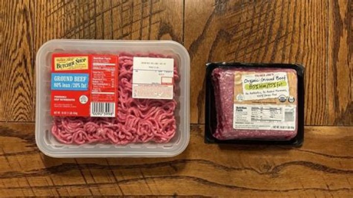 How much is ground beef at Trader Joe’s?