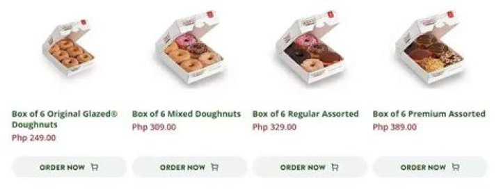 How much is Krispy Kreme in Philippines?