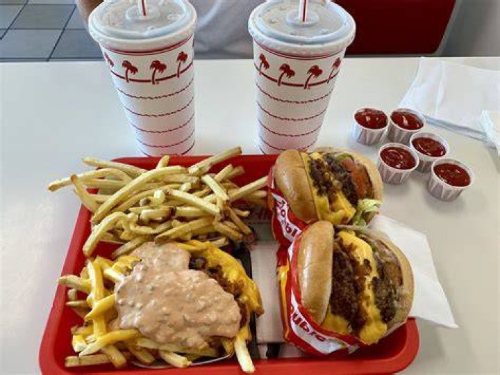 How much is the 100×100 at In-N-Out?