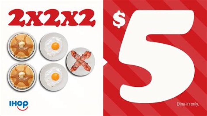 How much is the 2x2x2 at IHOP?