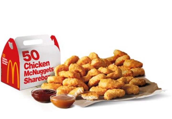 How much is the 50 piece chicken nuggets at mcdonalds?