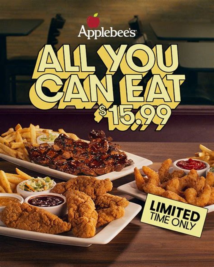 How much is the all-you-can-eat wings at Applebee’s?