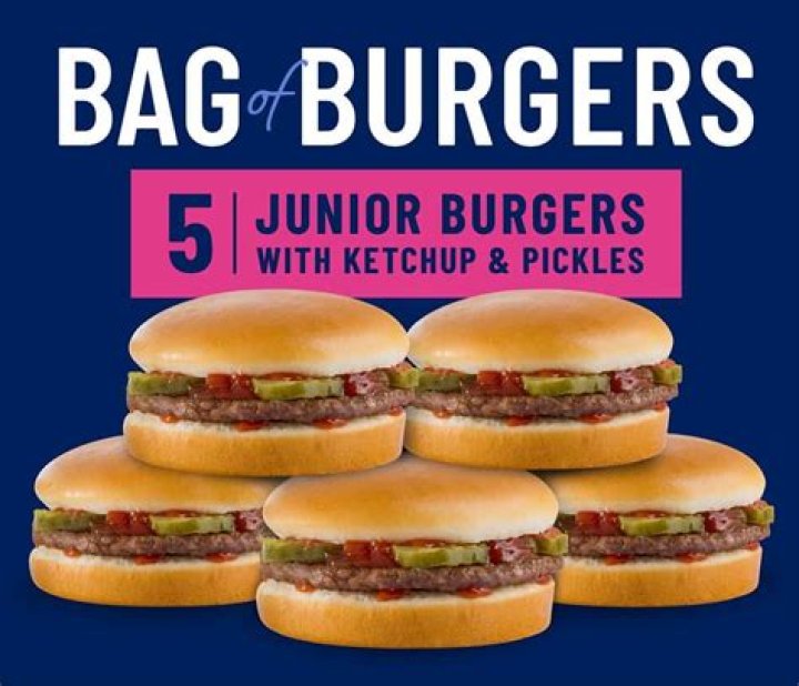 How much is the bag of burgers at Braums?