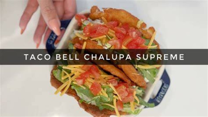 How much is the Chalupa box at Taco Bell?