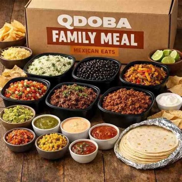 How much is the Qdoba family meal?