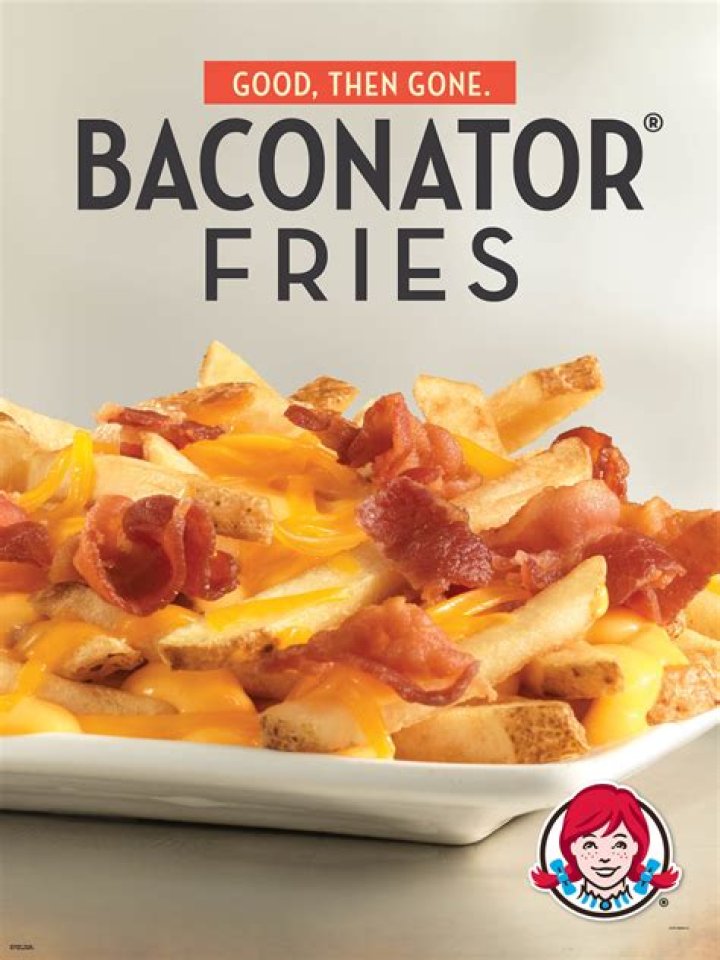 How much is Wendy’s Baconator fries?
