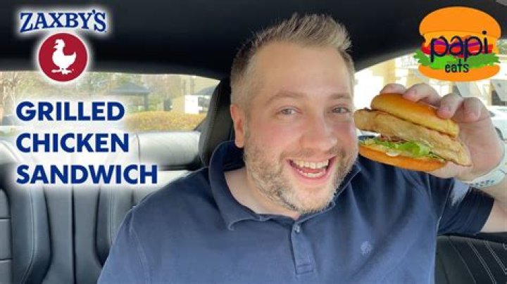 How much is Zaxby’s grilled chicken sandwich?