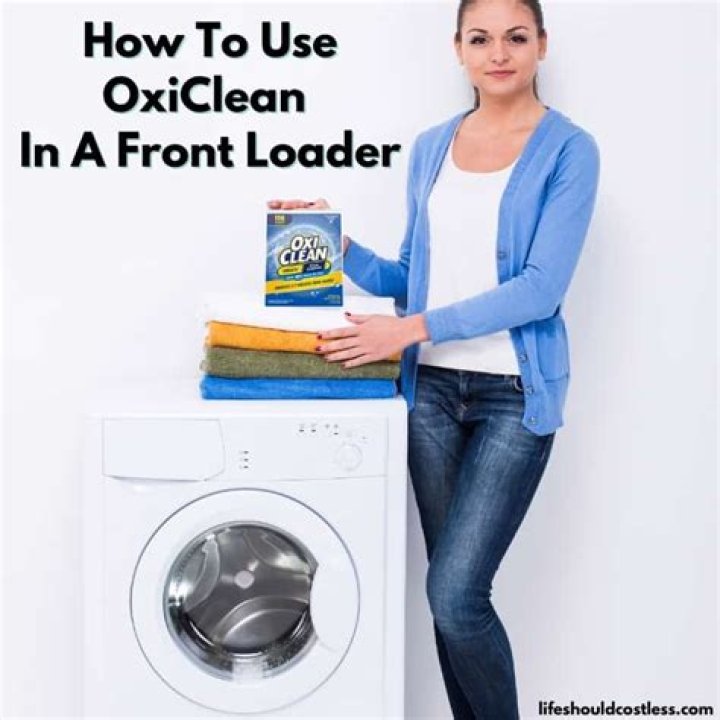 How much OxiClean do you put in a front load washer?