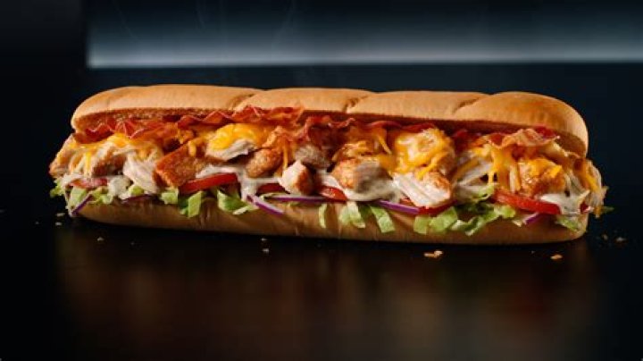 How much protein is in a Chicken Bacon Ranch melt from Subway?