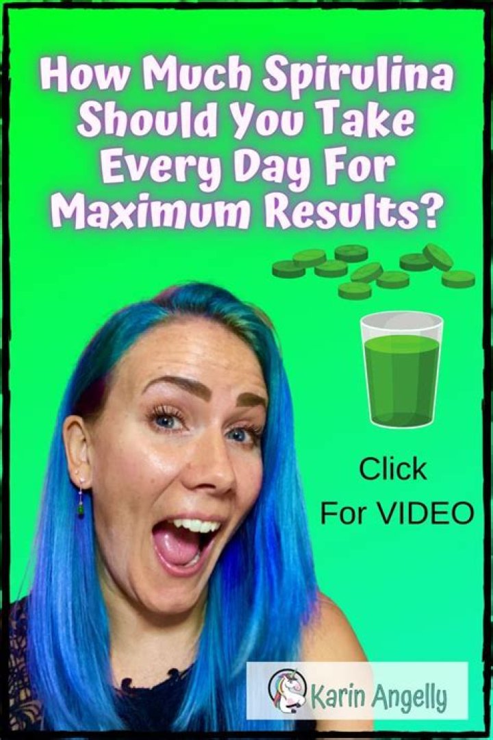 How much Spirulina can you take a day?