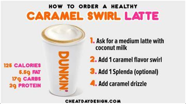 How much sugar is in a Dunkin caramel latte?