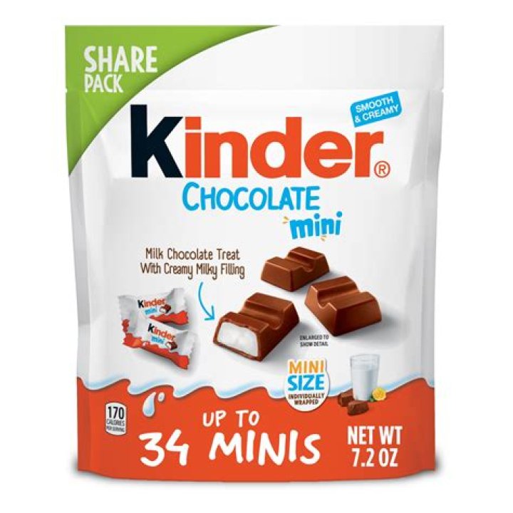 How much sugar is in a kinder bar?