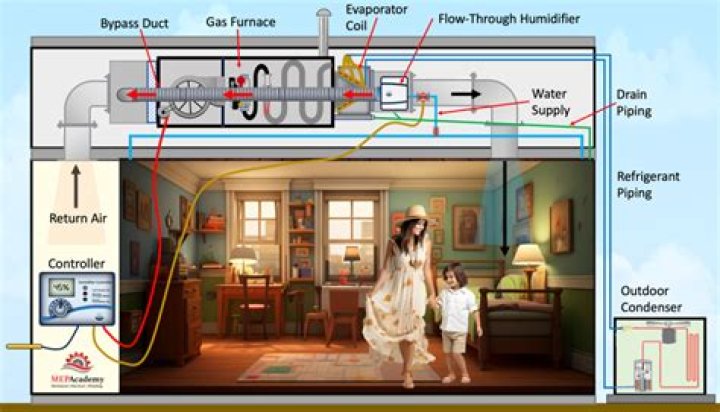 How much water does a flow through humidifier use?