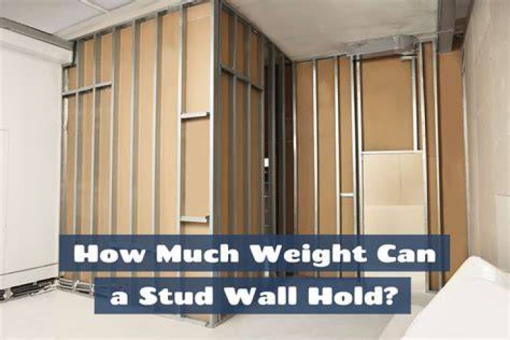 How much weight can you hang on a stud?