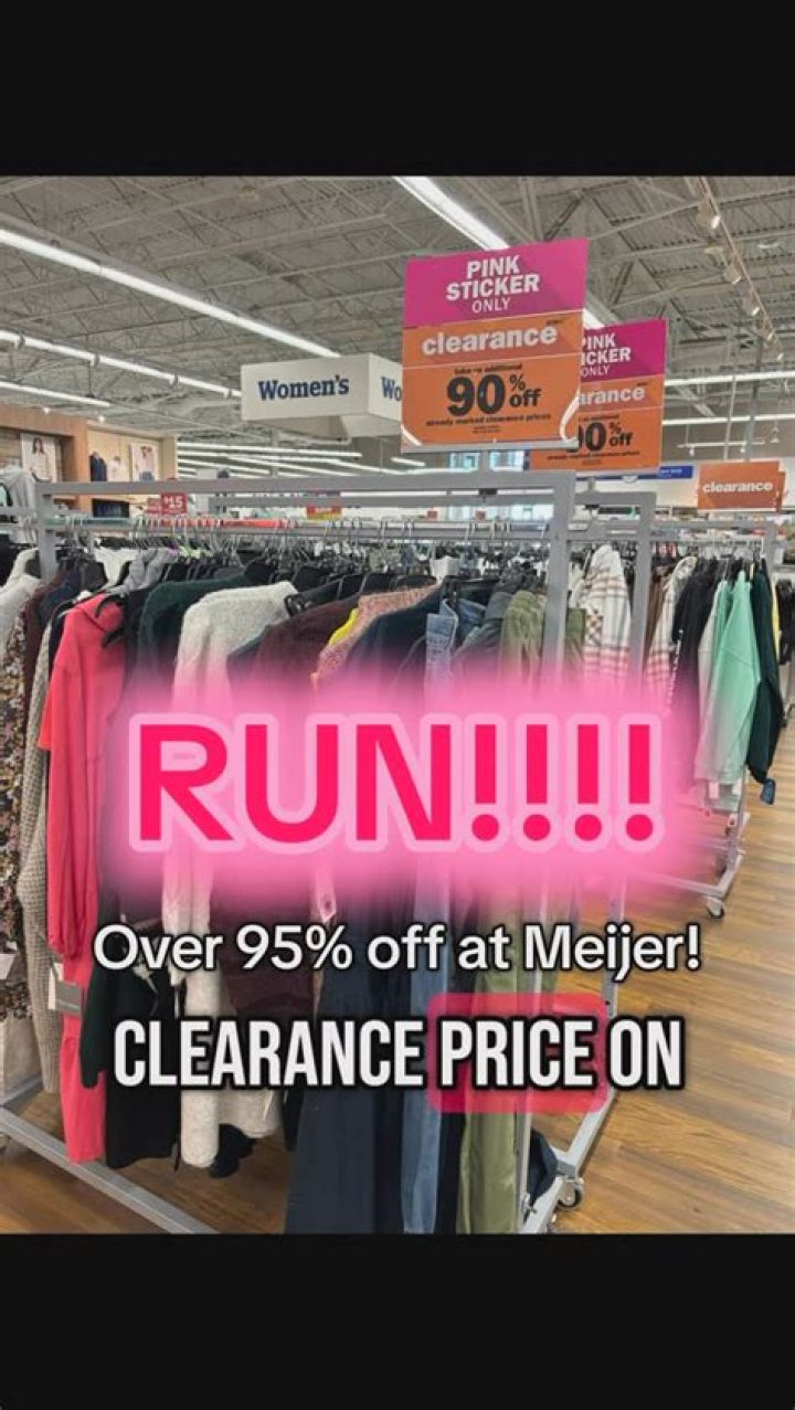 How often does Meijer markdown clearance?