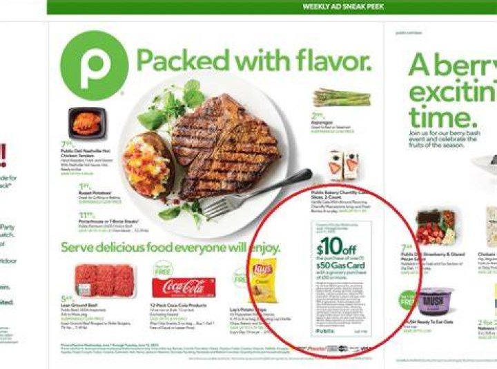 How often does Publix have the gas card deal?