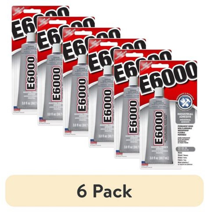 How strong is E6000 adhesive?