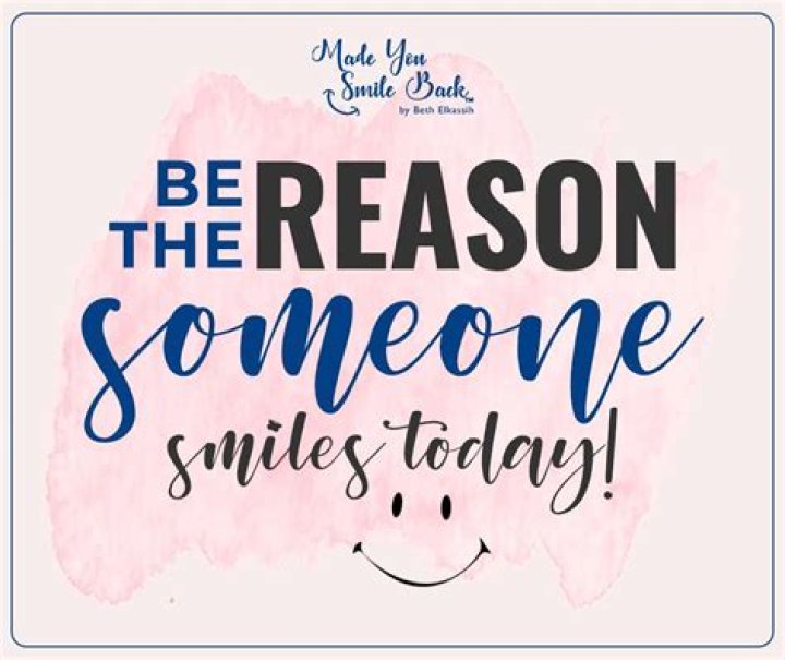 Inspirational Quote: Inspirational Quotes about Life – Be the reason someone smiles today. ♥ Gr…