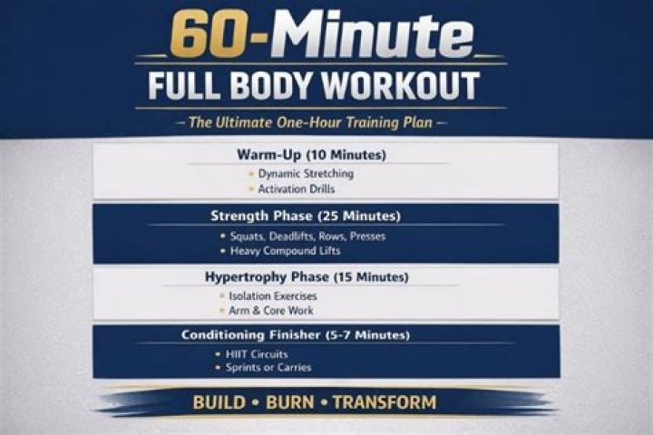 Is a 60 minute workout enough?