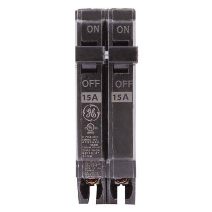 Is a double pole 15 amp breaker 30 amps?