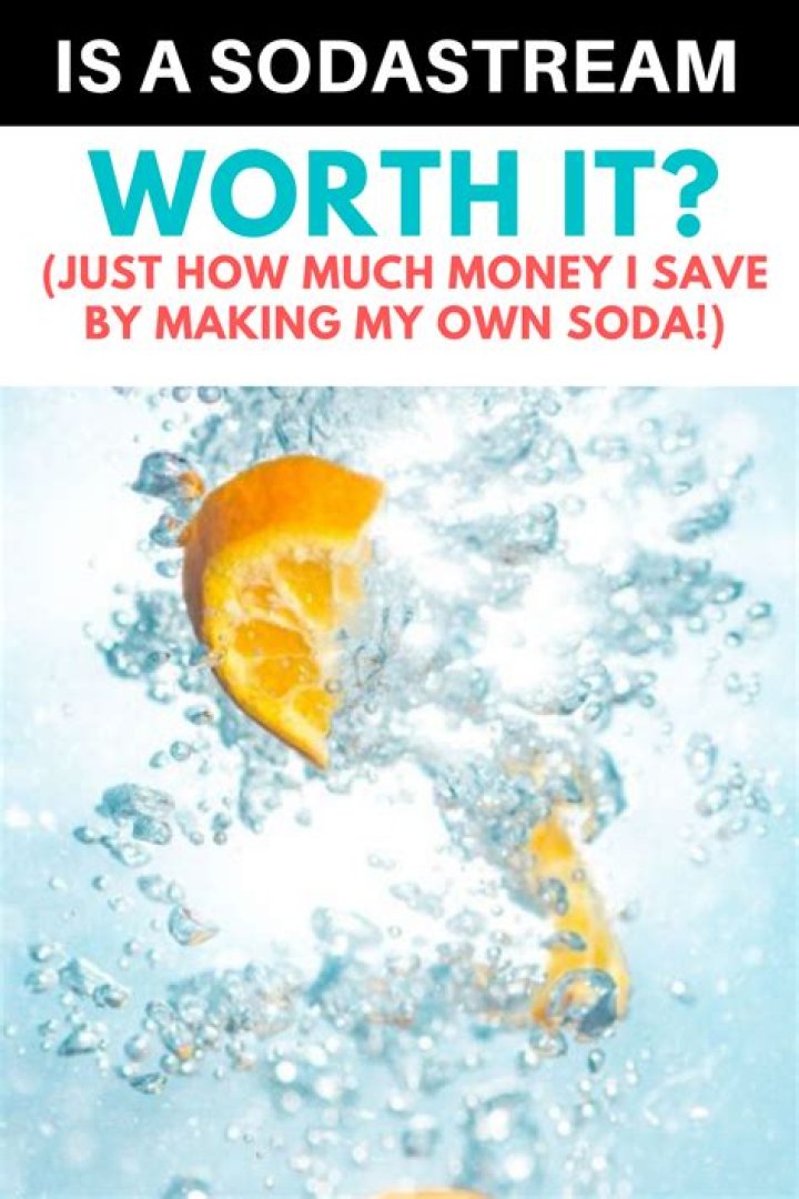 Is a SodaStream worth it?
