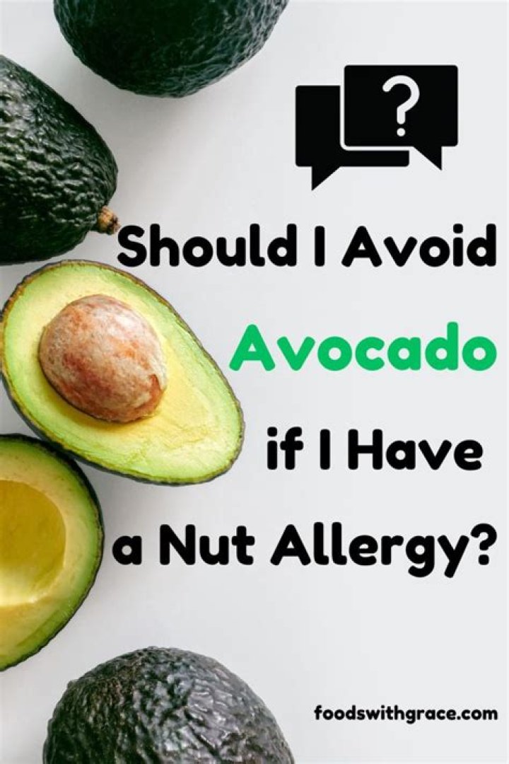 Is Avocado a nut allergy?
