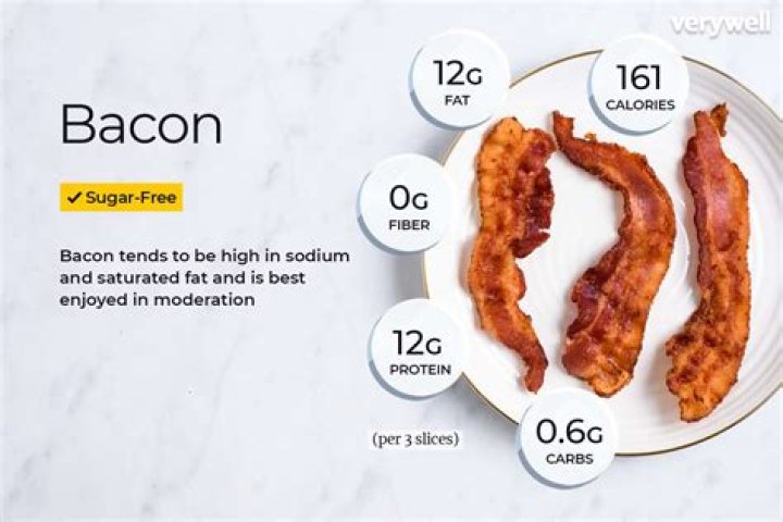 Is bacon considered a fat or a protein?