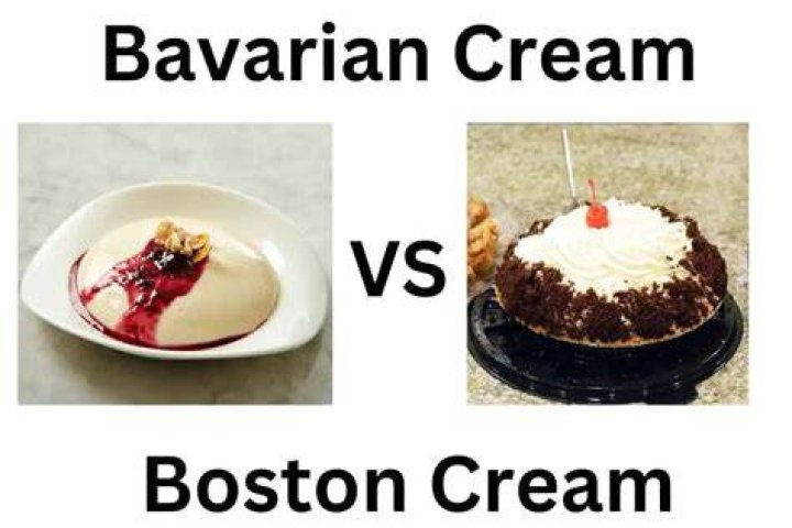 Is Boston cream and Bavarian cream the same?