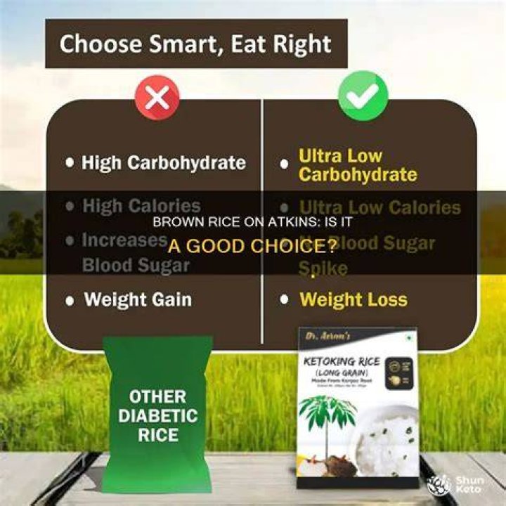 Is brown rice OK on a low-carb diet?