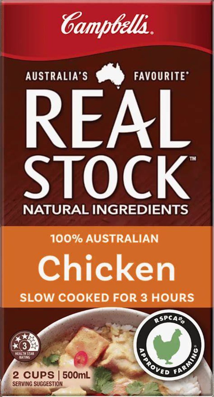 Is Campbell’s Real stock chicken?