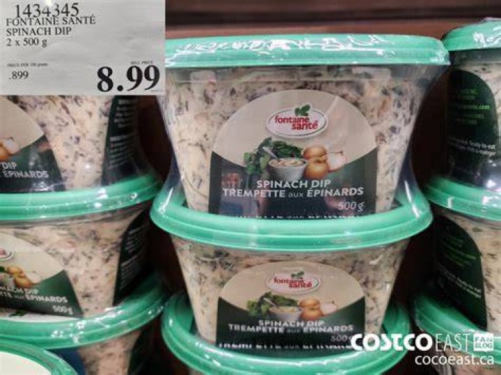 Is Costco spinach dip healthy?