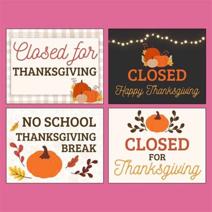 Is Dillons closed on Thanksgiving?